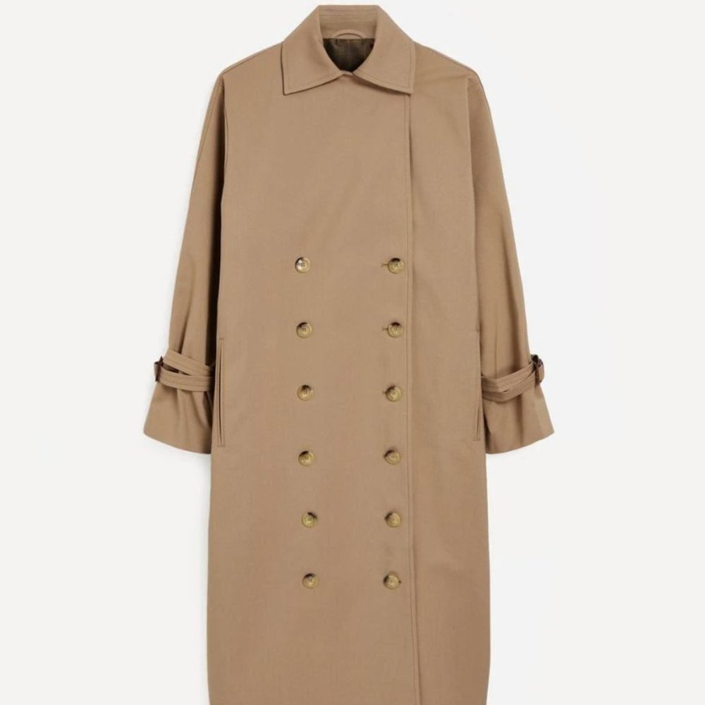 TOTEME Khaki Signature Trench Coat